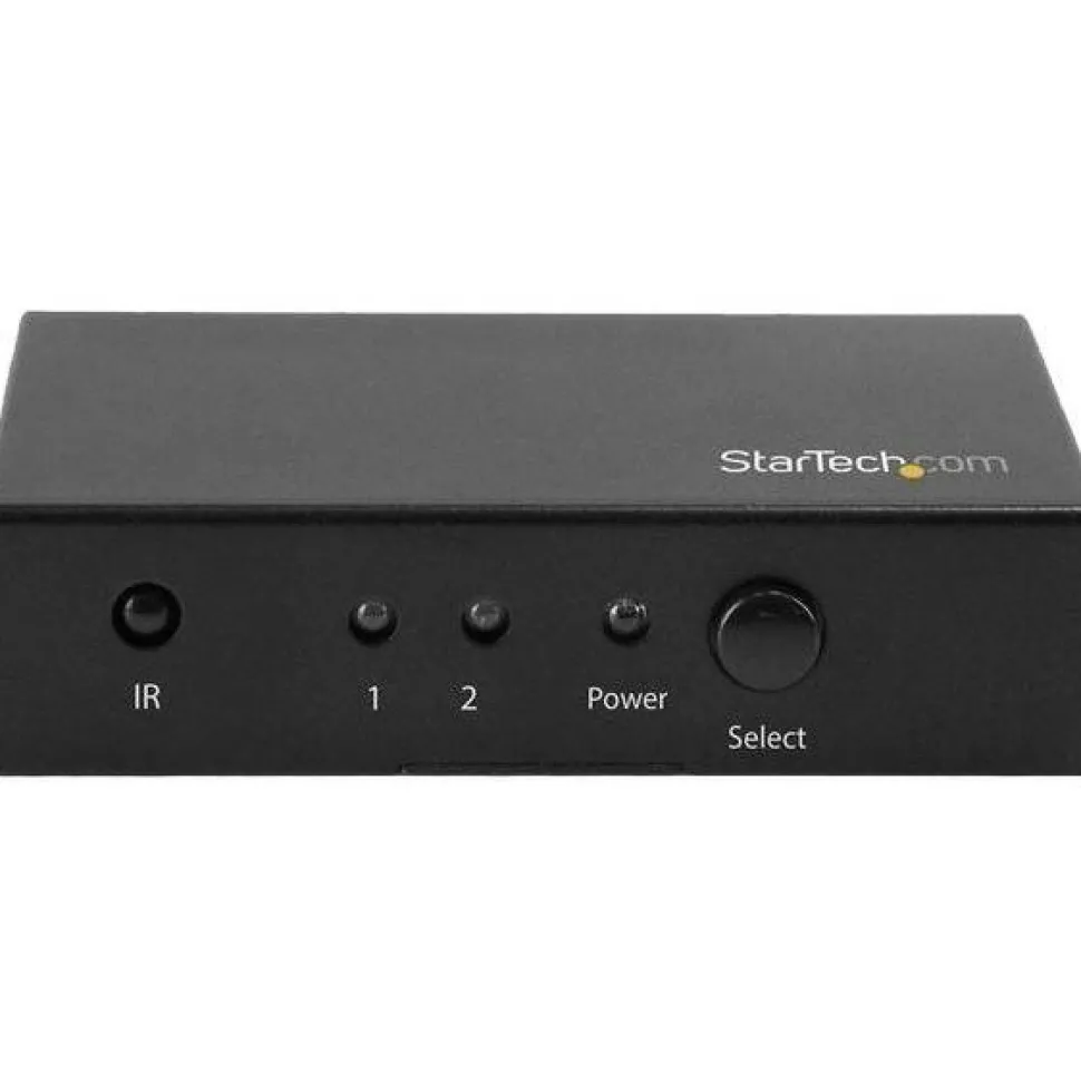 StarTech 2 Port HDMI Switch - 4K 60Hz - Supports HDCP - IR - HDMI Selector - HDMI Multiport Video Switcher - HDMI Switcher
