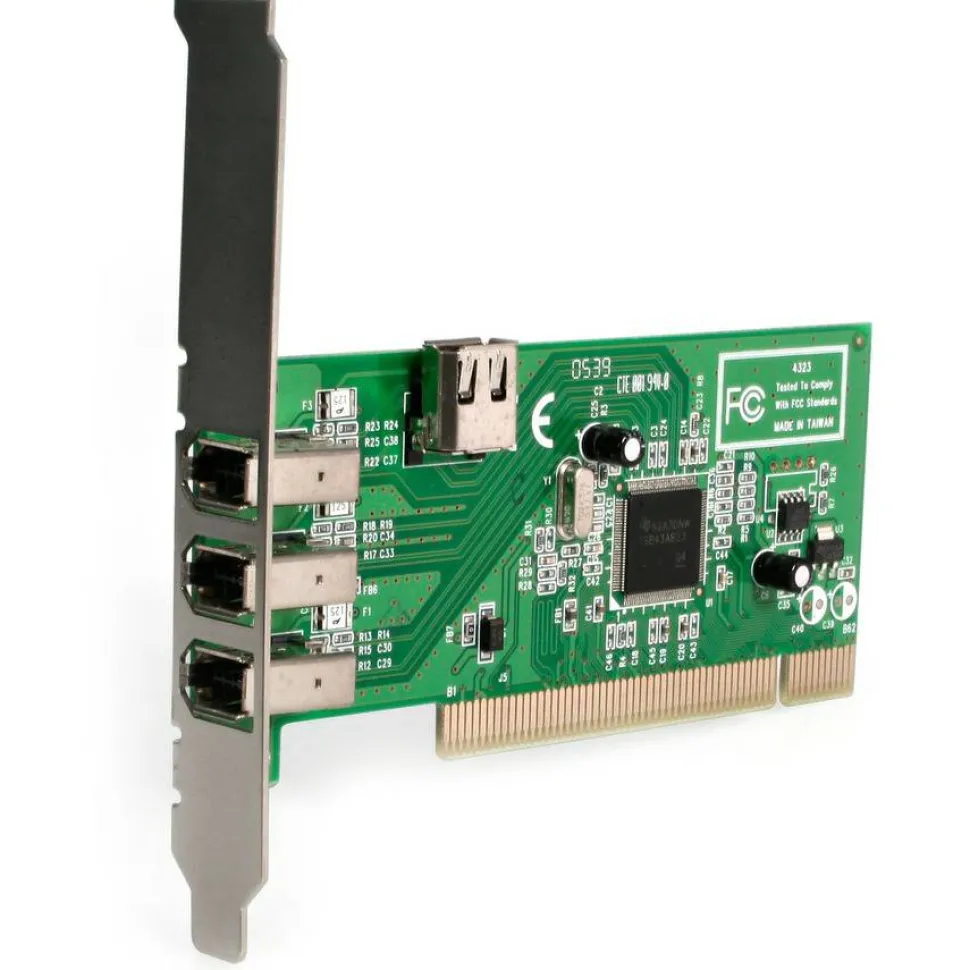 StarTech 4 Port IEEE-1394 FireWire PCI Card, TAA