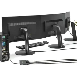 StarTech 3-Port Multi Monitor Adapter, Mini DisplayPort to HDMI MST Hub, 3x 1080p, Video Splitter for Extended Desktop Mode, Windows