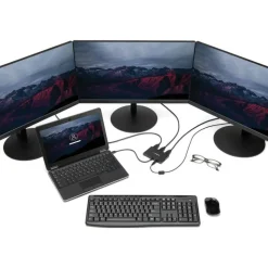 StarTech 3-Port Multi Monitor Adapter, Mini DisplayPort to HDMI MST Hub, 3x 1080p, Video Splitter for Extended Desktop Mode, Windows