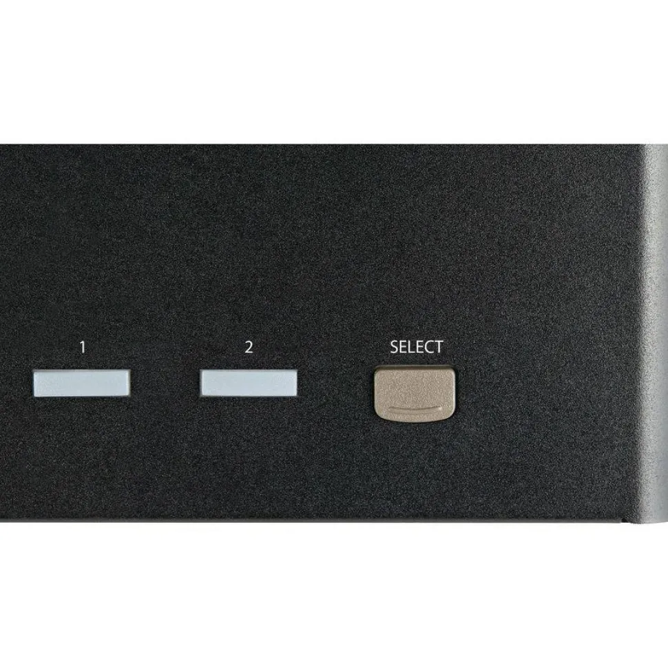 StarTech 2 Port Triple Monitor DisplayPort KVM Switch, 4K 60Hz UHD HDR, DP 1.2, 2 Port USB 3.0 Hub, 4x USB HID, Audio, Hotkey, TAA