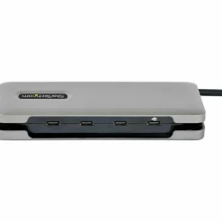 StarTech 4-Port USB-C Hub, USB 3.2 Gen 2, 10Gbps, 100W Power Delivery Pass-Through, 12.6in (32cm) Cable, Portable USB Expansion Hub