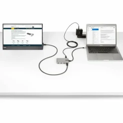 StarTech 4-Port USB-C Hub with USB-C DP Alt Mode Video Output, 3x USB-A, 1x USB-C, 100W Power Delivery Pass-Through, USB 3.2 10Gbps