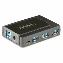StarTech 7-Port USB Hub, USB 3.0 5Gbps, USB-A to 7x USB-A, Self Powered USB-A Expansion Hub w/ 35W Power Supply