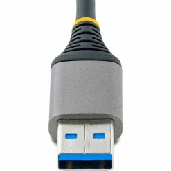 StarTech 4-Port USB Hub, USB 3.0 5Gbps, Bus Powered, USB-A to 4xA w/ Optional Auxiliary Power, Portable Laptop USB Hub, 1ft/30cm Cable