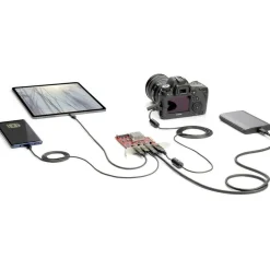 StarTech 4-Port USB PCIe Card, 10Gbps USB PCI Express Expansion Card w/2 Controllers, 2x USB-C & 2x USB-A ports (USB 3.2 Gen 2), TAA