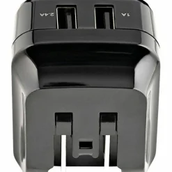 StarTech 2 Port USB Wall Charger, 17W Wall Charger Hub (2.4A & 1A port), Dual USB-A Power Adapter, Portable Charger for Phones/Tablets