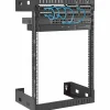 StarTech 2-Post 15U Heavy-Duty Wall-Mount Network Rack, 19" Open Frame Server Rack for Computer Equipment, Wall Mount Data Rack