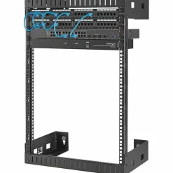 StarTech 2-Post 15U Heavy-Duty Wall-Mount Network Rack, 19