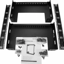 StarTech 2-Post 12U Heavy-Duty Wall-Mount Network Rack, 19" Open Frame Server Rack for Computer Equipment, Wall Mount Data Rack