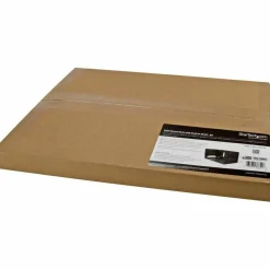 StarTech 2-Post 4U Open Frame Wall Mount Network Rack with Built-in Shelf and Adjustable Depth, Computer Rack for IT Equipment, TAA