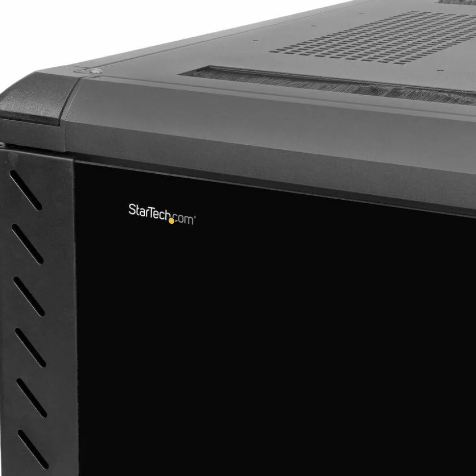 StarTech 4-Post 22U Server Rack Cabinet, 19" Data Rack Cabinet for Computer / IT Equipment, Home Network Rack, Half Height Server Rack