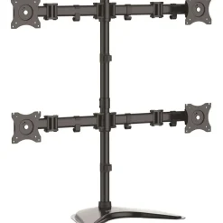 StarTech Quad Monitor Stand, Crossbar, Steel, Monitors up to 27