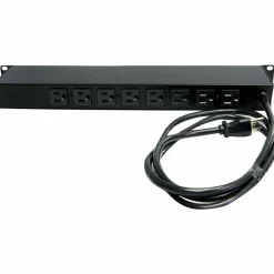 StarTech Rackmount PDU with 8 Outlets with Surge Protection - 19in Power Distribution Unit - 1U
