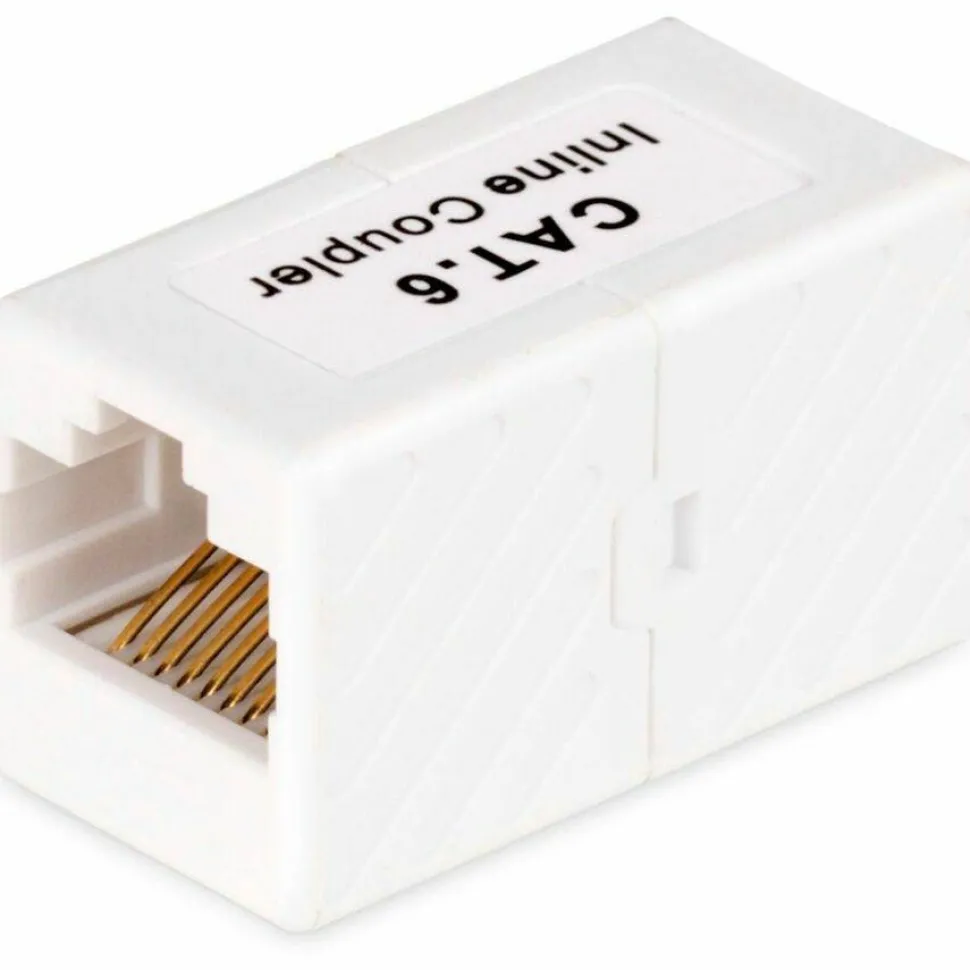 StarTech RJ45 Coupler 5-Pack, Inline Cat6 Coupler, Female to Female (F/F) T568B Connector, Unshielded Ethernet Cable Extension