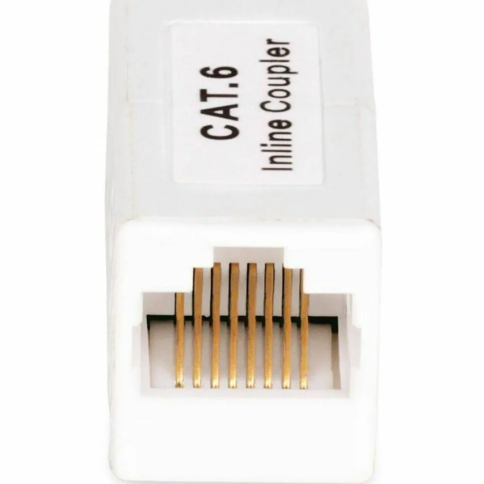 StarTech RJ45 Coupler 5-Pack, Inline Cat6 Coupler, Female to Female (F/F) T568B Connector, Unshielded Ethernet Cable Extension