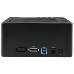 StarTech Standalone Hard Drive Duplicator Dock, External Dual Bay HDD/SSD Cloner/Copier, USB 3.0 / eSATA, SATA Disk Cloning / Recovery