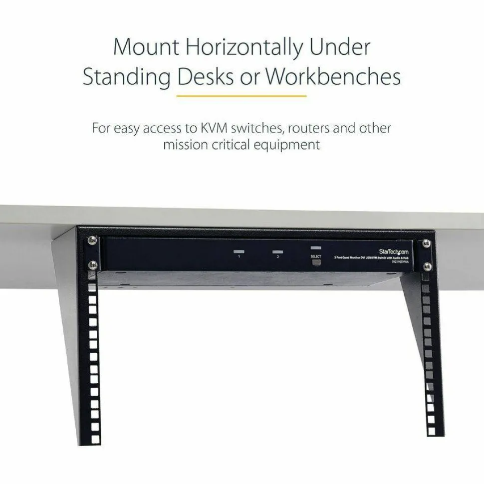 StarTech 6U 19-Inch Steel Vertical Rack and Wallmountable Server Rack, TAA