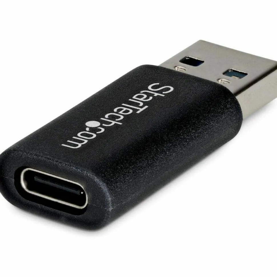 StarTech USB-A to USB-C Adapter, USB-A Male to USB-C Female Converter, USB 10Gbps, 5V 900mA, USB to USB C Adapter