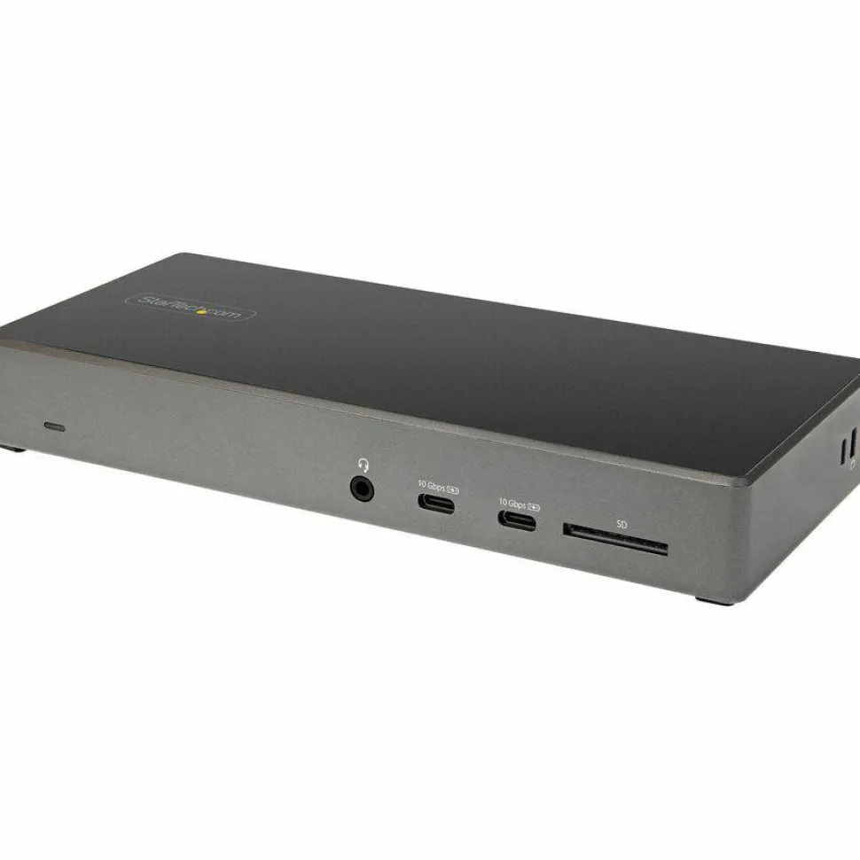 StarTech USB C Dock, Triple 4K Monitor USB-C Docking Station with DP 1.4 & DSC, 2x DisplayPort & 1x HDMI, 100W PD, 6x USB (2x 10Gbps)