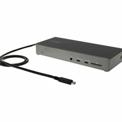 StarTech USB C Dock, Triple 4K Monitor USB-C Docking Station with DP 1.4 & DSC, 2x DisplayPort & 1x HDMI, 100W PD, 6x USB (2x 10Gbps)