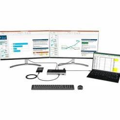 StarTech USB C Dock, Triple 4K Monitor USB-C Docking Station with DP 1.4 & DSC, 2x DisplayPort & 1x HDMI, 100W PD, 6x USB (2x 10Gbps)