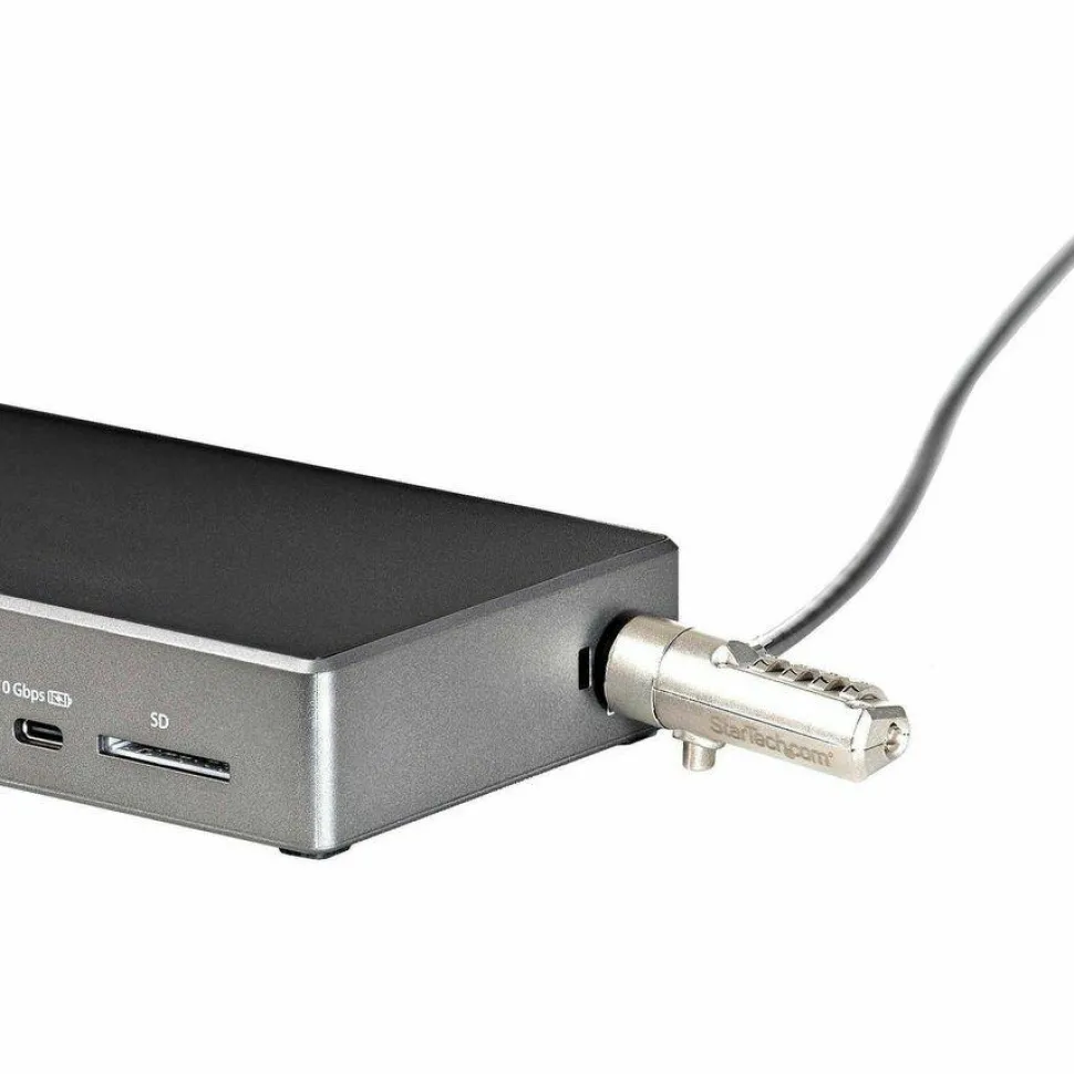 StarTech USB C Dock, Triple 4K Monitor USB-C Docking Station with DP 1.4 & DSC, 2x DisplayPort & 1x HDMI, 100W PD, 6x USB (2x 10Gbps)