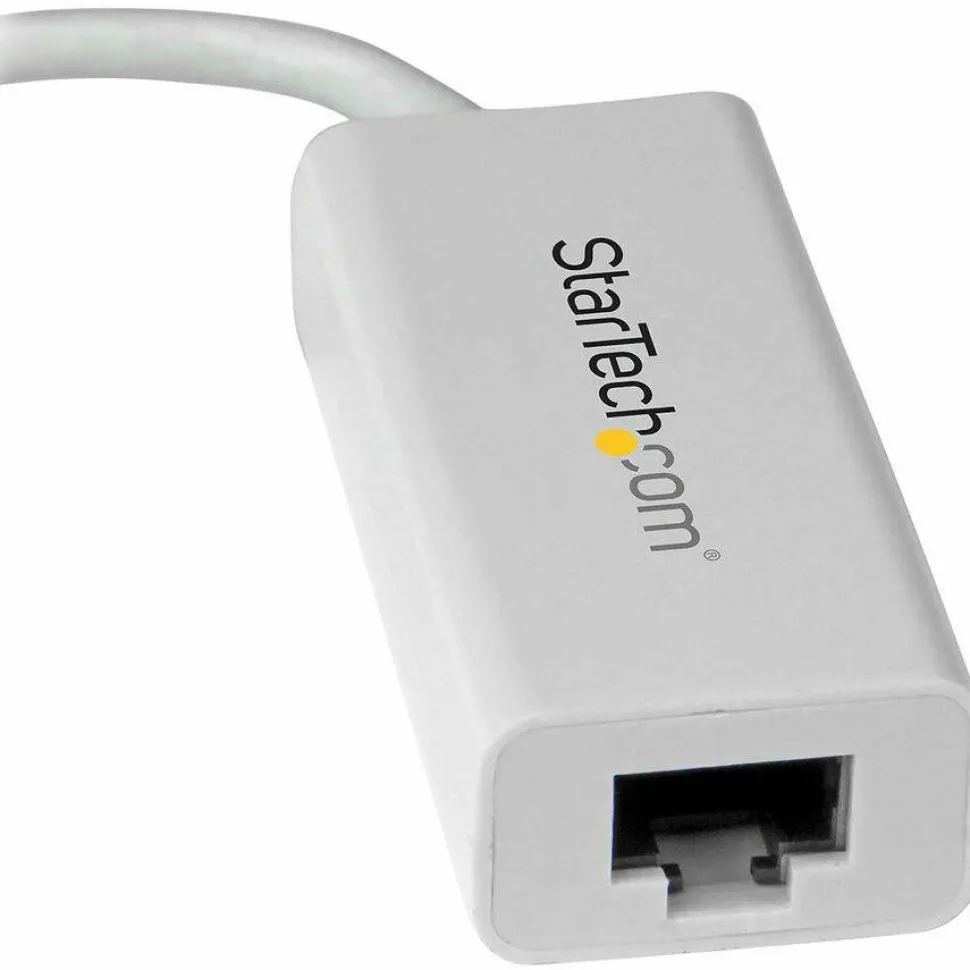 StarTech USB-C to Gigabit Ethernet Adapter - White - Thunderbolt 3 Port Compatible - USB Type C Network Adapter