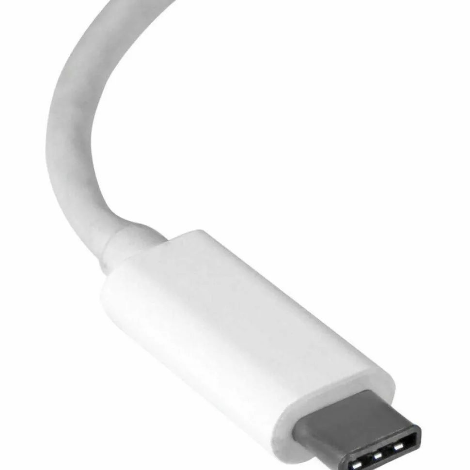 StarTech USB-C to Gigabit Ethernet Adapter - White - Thunderbolt 3 Port Compatible - USB Type C Network Adapter