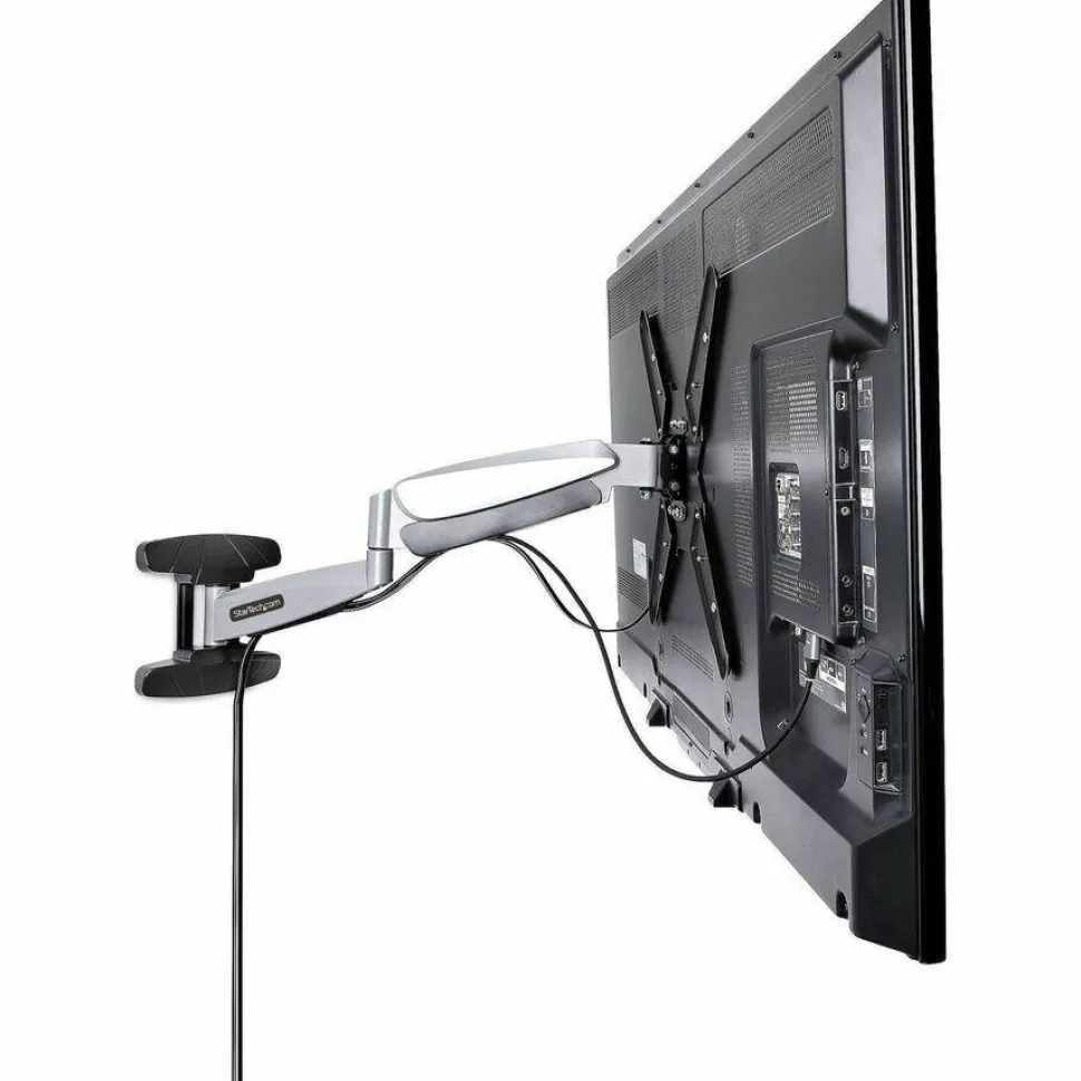 StarTech VESA TV Wall Mount, Adjustable Full Motion TV Wall Mount For 23"-55" Displays, Extendable/Tilting/Swivel TV Wall Mount