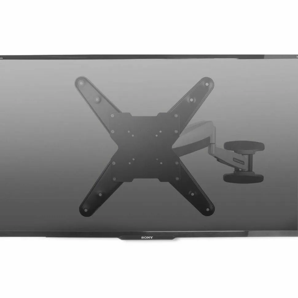 StarTech VESA TV Wall Mount, Adjustable Full Motion TV Wall Mount For 23"-55" Displays, Extendable/Tilting/Swivel TV Wall Mount