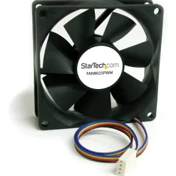 StarTech 80x25mm Computer Case Fan with PWM - Pulse Width Modulation Connector