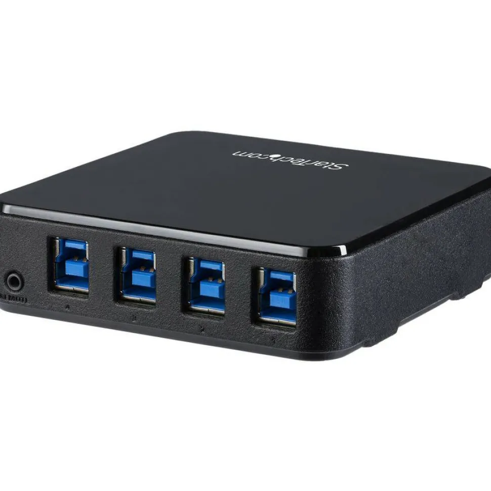 StarTech 4X4 USB 3.0 Peripheral Sharing Switch - USB Switch for Mac / Windows / Linux - 4 Port USB 3.0 Switch - USB A/B Switch