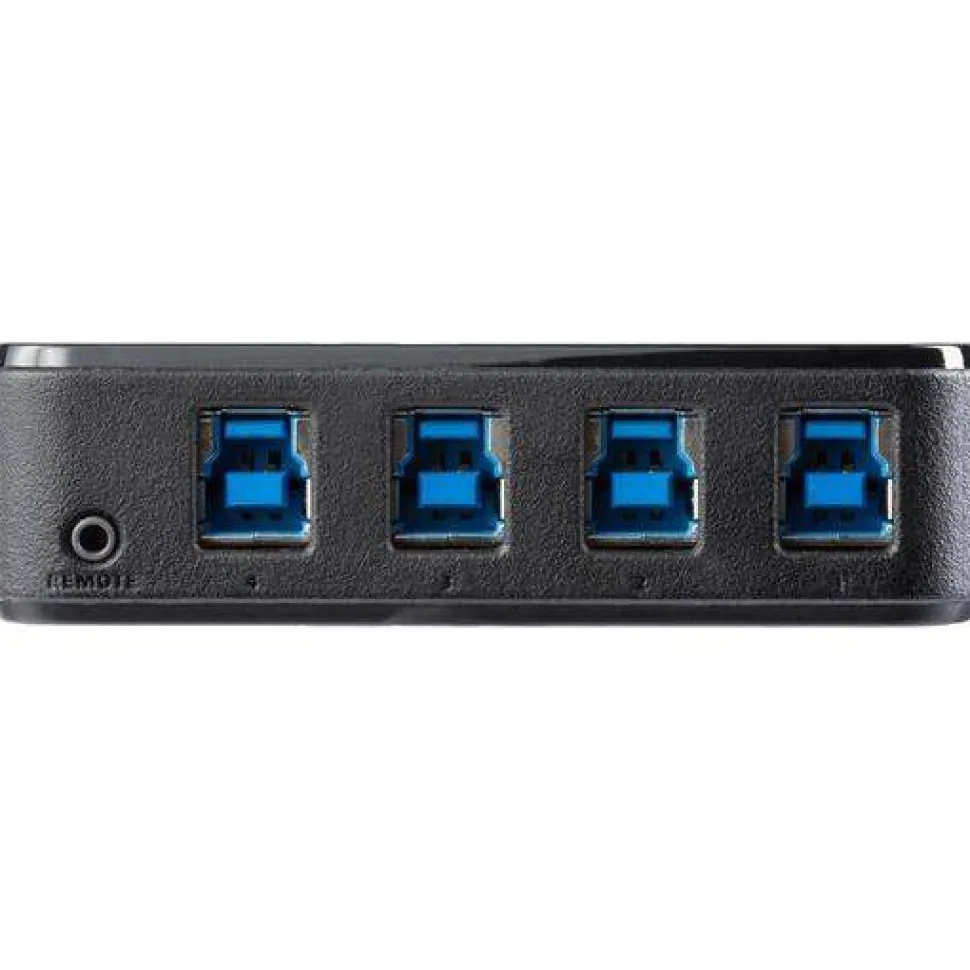 StarTech 4X4 USB 3.0 Peripheral Sharing Switch - USB Switch for Mac / Windows / Linux - 4 Port USB 3.0 Switch - USB A/B Switch