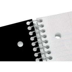 Stellar Poly Notebook, 8-1/2" x 11", 1 Subject, College Ruled, 100 Sheets, Black