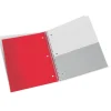 Stellar Poly Notebook, 8-1/2" x 11", 1 Subject, College Ruled, 100 Sheet, Red