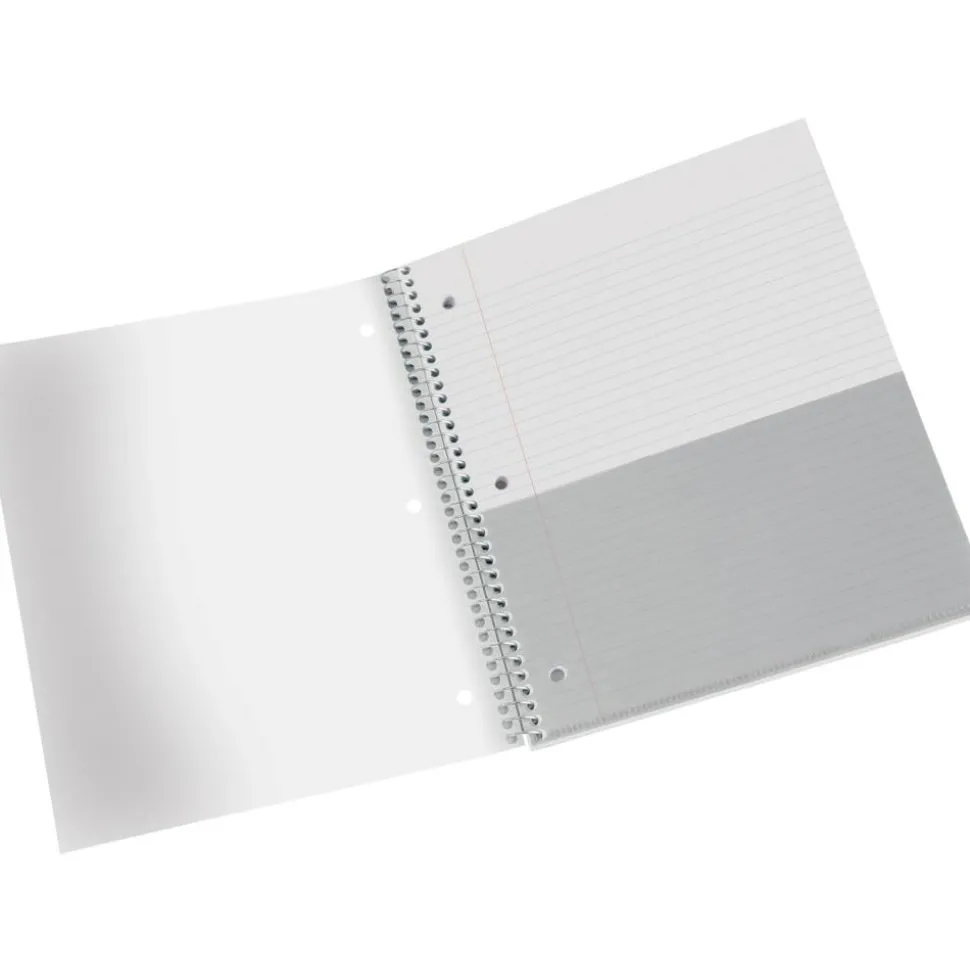 Stellar Poly Notebook, 8-1/2" x 11", 5 Subject, College Ruled, 200 Sheets, Baby Blue