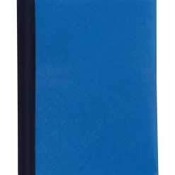 Stellar Notebook With Spine Cover, 6" x 9-1/2", 3 Subject, College Ruled, 120 Sheets, Blue
