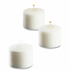 Sterno Food Warmer Votive Candles, 10 Hour Burn, 1.46"d x 1.33'h, White, 288/Carton