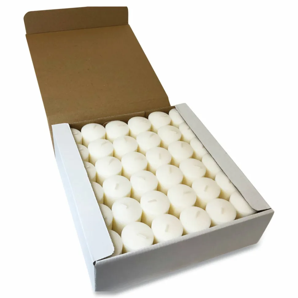 Sterno Food Warmer Votive Candles, 10 Hour Burn, 1.46"d x 1.33'h, White, 288/Carton