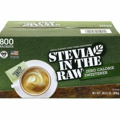 Stevia in the Raw Sweetener, 1 g Packet, 800/Box