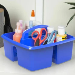Storex Small Art Caddies, 3 Sections, 9.25