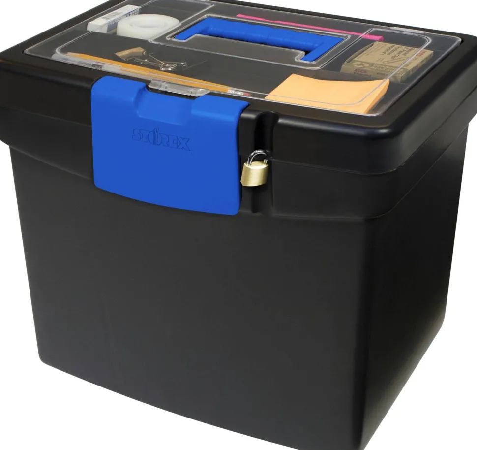 Storex File Storage Box with XL Storage Lid