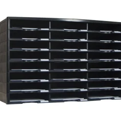 Storex Stackable Literature Sorter - 12000x Sheet - 24 Compartment(s) - 9.50