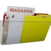 Storex Stacking Legal Size Wall Pocket, 7"H x 16"W x 4"D, Clear