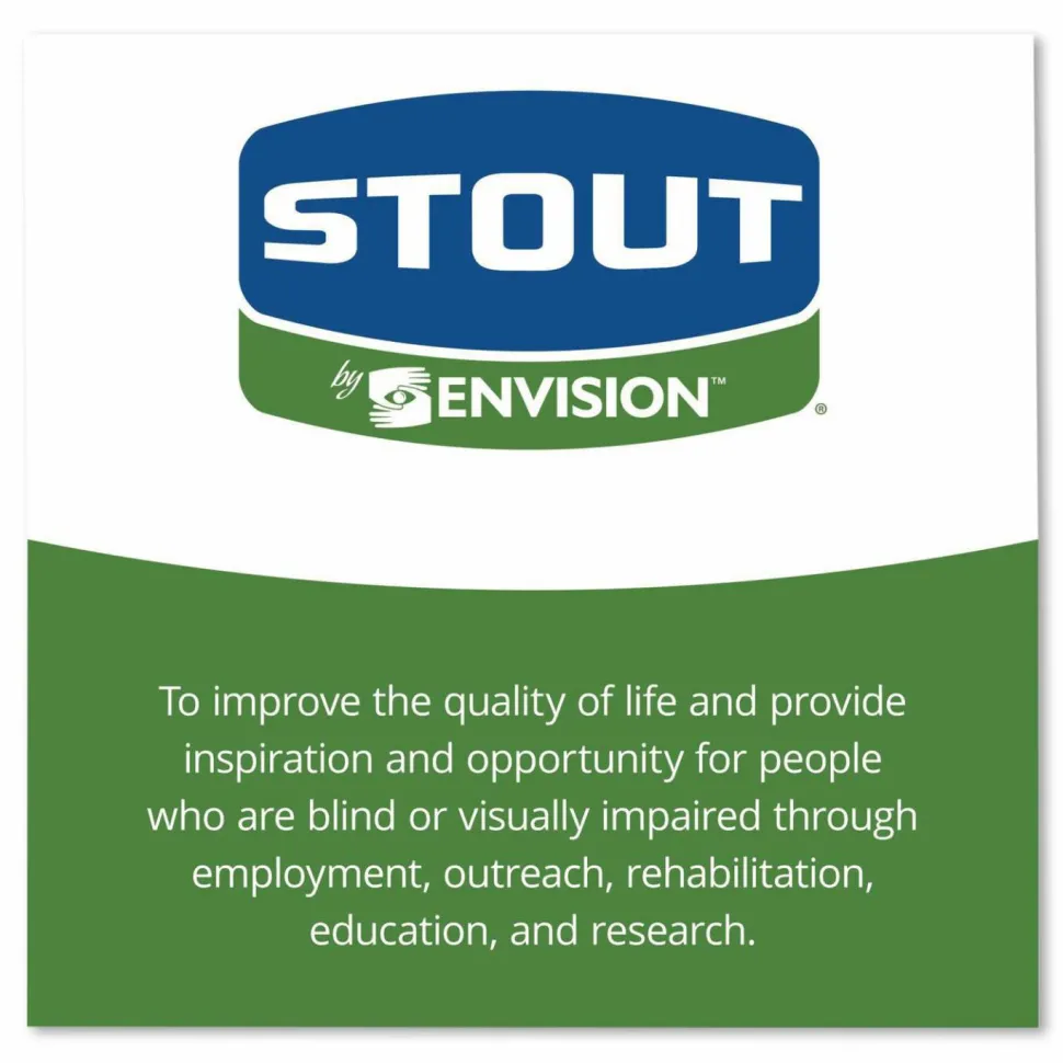 Stout 1.5 mil Trash Bags, 65 gal, 50"H x 51"W, Brown, 100 Bags