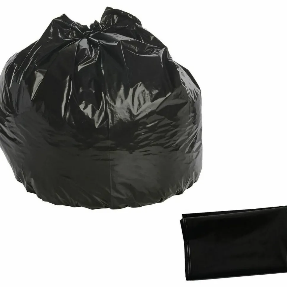 Stout Pest-Guard 2.00-mil Insect Repellent Trash Bags, 55 Gallons, 37" x 52", Black, Box Of 65