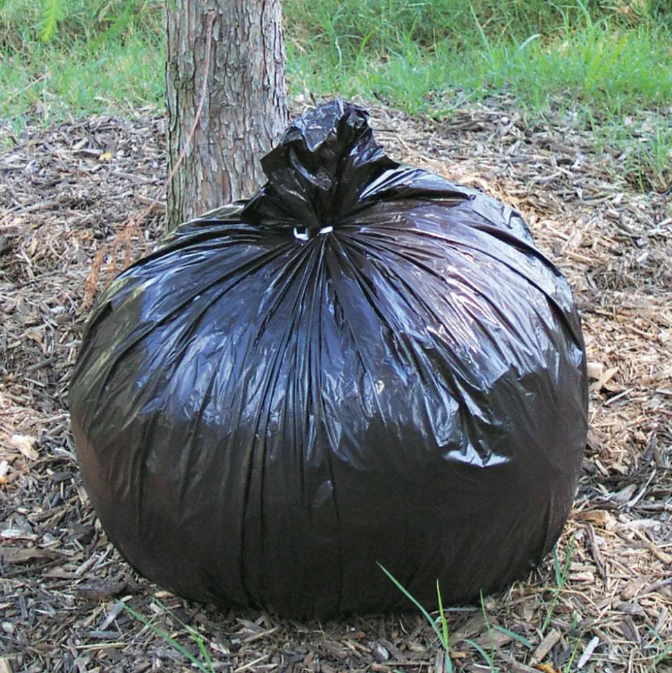 Stout Trash Bags, 1.3-mil, 33 Gallons, 33" x 40", Brown, Carton Of 100