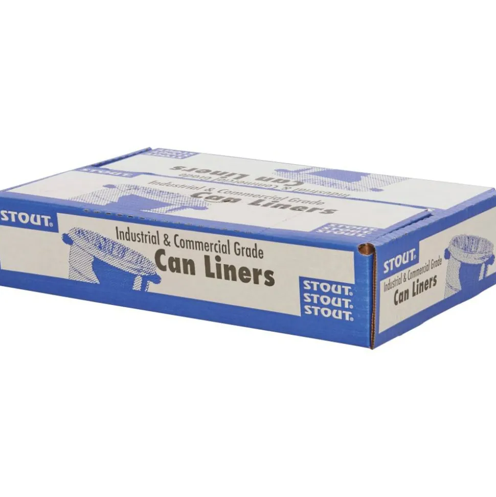 Stout Trash Bags, 1.3-mil, 33 Gallons, 33" x 40", Brown, Carton Of 100