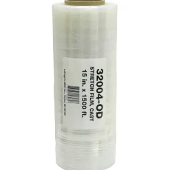 Stretch Wrap Film, 15" x 1500' Roll, Clear